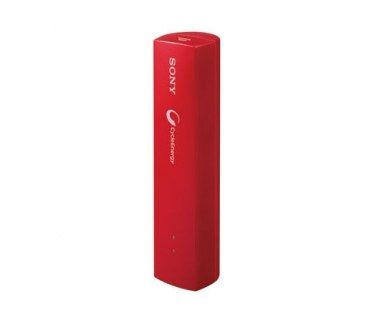 Cargador Portátil Sony USB - 2000mAh - Ultra Ligero - Incluye Cable - Rojo  - CP-ELS/R