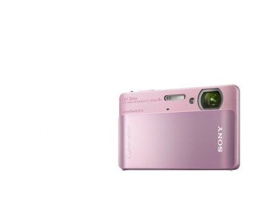 Cámara Sony Cybershot 10.1MPX, Zoom 4x, Rosa, LCD 3.5, SmileShutter, HD  Movie + Estuche
