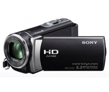 Videocámara Sony Handycam HDR-CX190, Full HD, Zoom Óptico 25x, LCD Touch  2.7", Negro, - HDR-CX190/B