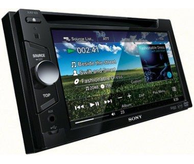 Autoestéreo Sony XAV-63, Bluetooth, LCD 6.1" Tactil, USB, Doble DIN, DVD -  XAV-63