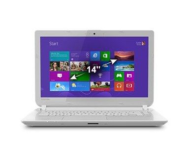 Laptop Toshiba Satellite 14" - Celeron N2830 - 4GB - 750GB - Win 8.1 SL - Skull  Candy - HDMI - Blanca - L45-B4272WM | intercompras