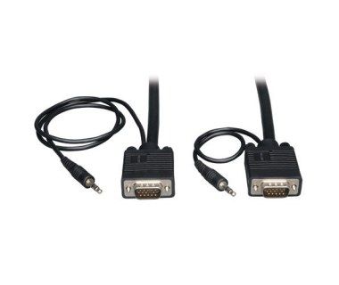 Cable VGA Tripp Lite - Rgb - Audio - Hd15 - 3.5mm - 7.62m - P504-025