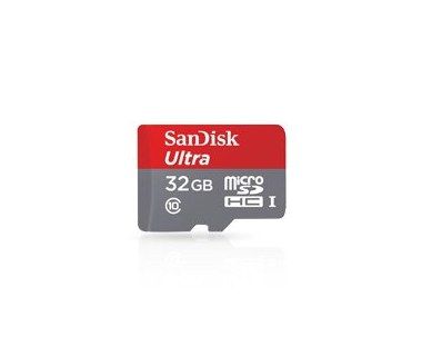 Memoria Micro SDHC SanDisk Ultra, 32GB, Adaptador para Android -  SDSDQUA-032G-U46A
