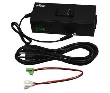 Inyector Wi-Tek WI-PS302G-UPS - 2x RJ-45 - PoE - 48W - Solar