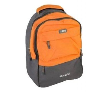 Imagen de MOCHILA SAMSUNG GRIS-NARANJA