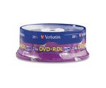 DVD+R DL 8.5GB 2.4X Branded 20pk Spindle