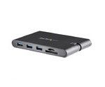 Replicador de Puertos USB-C para Portátiles - Docking Station USB Tipo C HDMI VGA GbE con Lector de Tarjetas SD - Win Mac