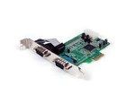 Tarjeta Adaptadora PCI Express PCIe de 2 Puertos Serial RS232 DB9 UART 16550