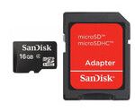 16GB MicroSDHC w/adapter